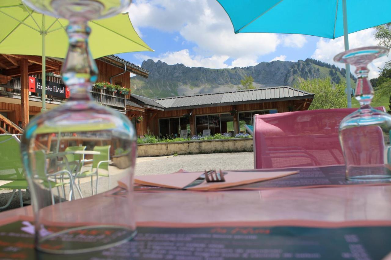 Chalet Hotel Vaccapark Praz de Lys Exteriör bild