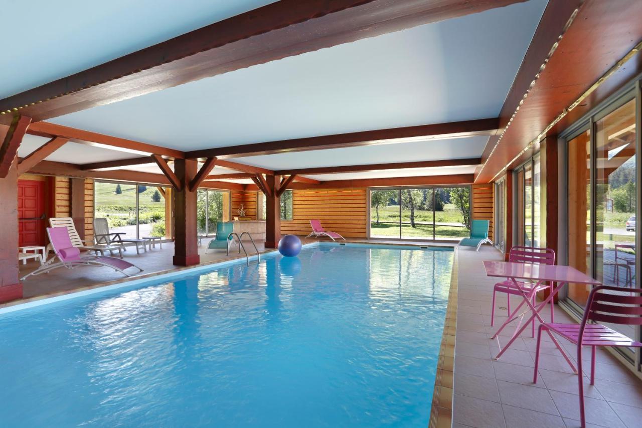 Chalet Hotel Vaccapark Praz de Lys Exteriör bild
